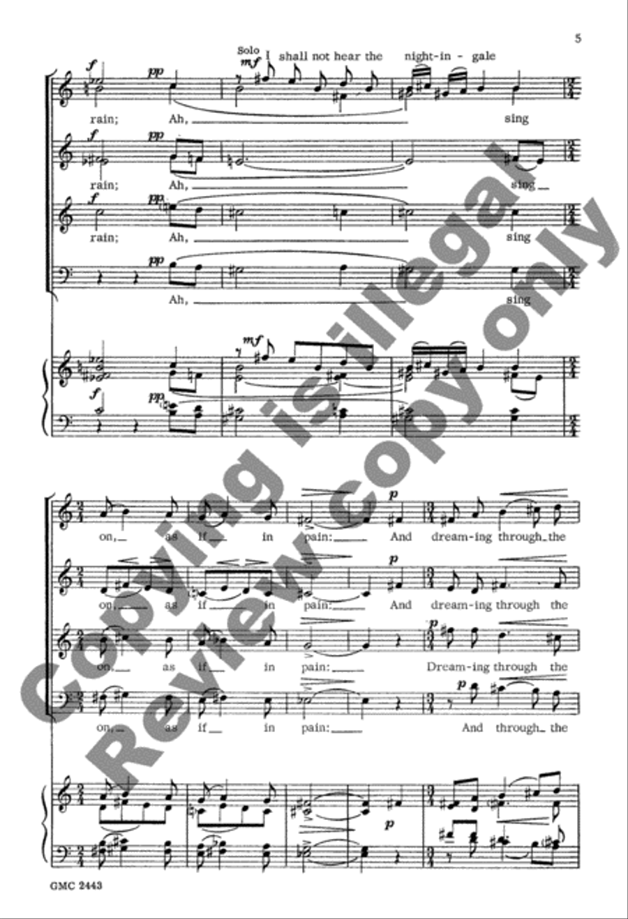 Sing No Sad Songs Sing No Sad Songs 4-Part scores gallery preview page 10