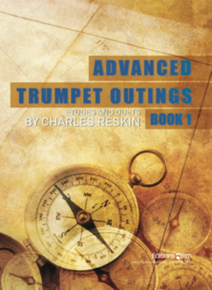 Book cover for Advanced Trumpet Outings, Book 1