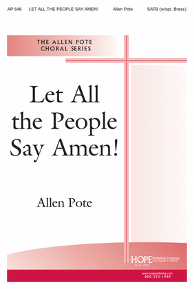 Book cover for Let All the People Say Amen!