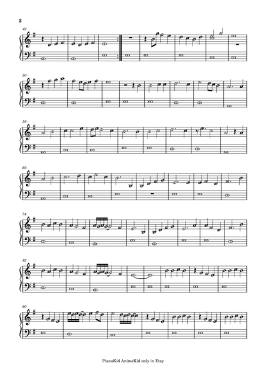 Tum Hii Aana Easy Piano scores gallery preview page 2