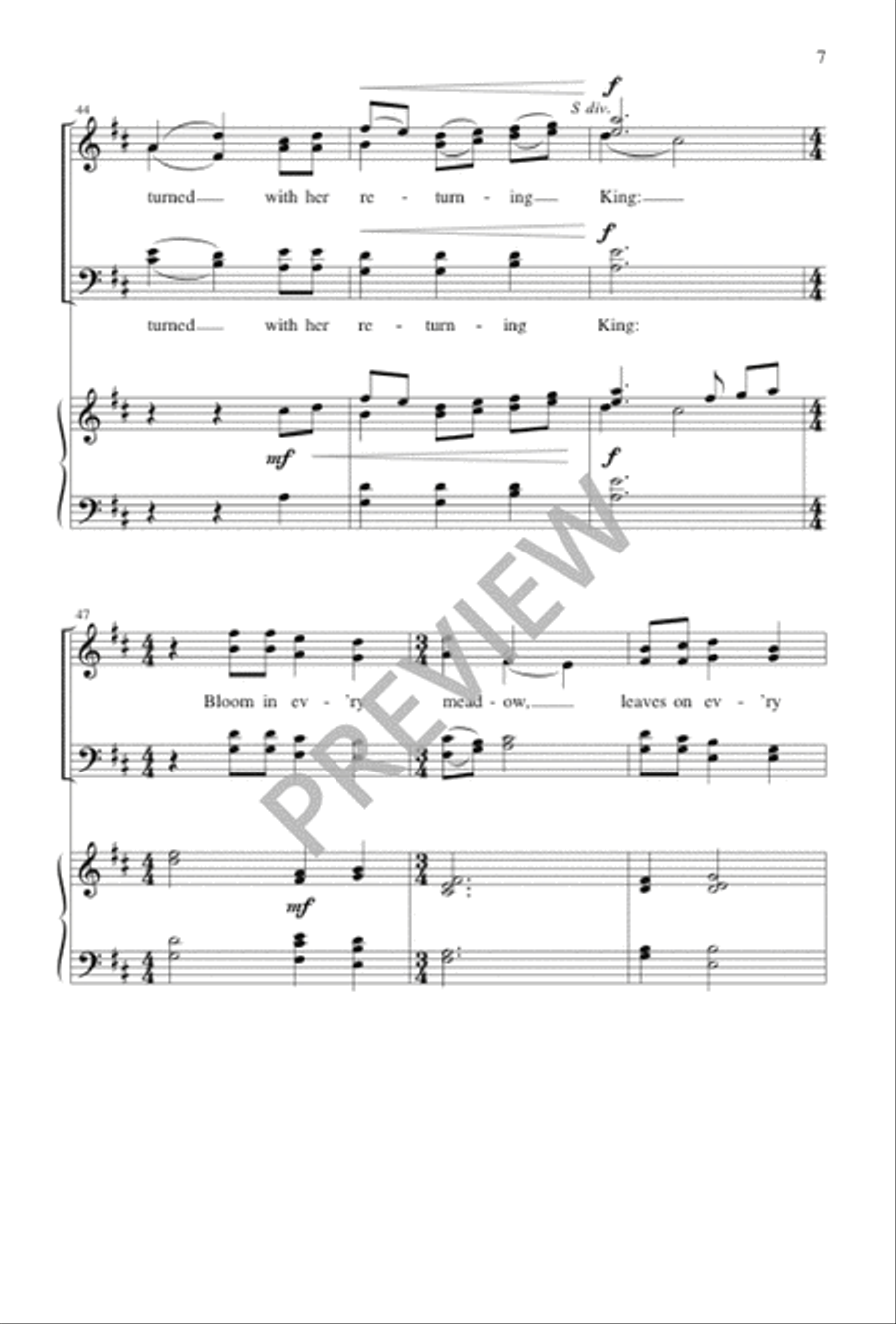 Welcome, Happy Morning! Welcome, Happy Morning! Divisi scores gallery preview page 8