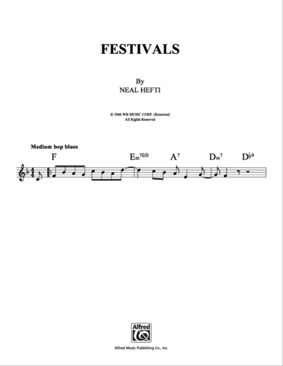 Festivals School and Community scores gallery preview page 1