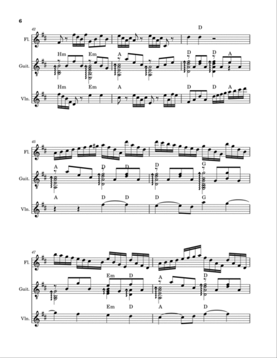 Leda Georgieva - variations on the theme by Mendelssohn Concert Band scores gallery preview page 6