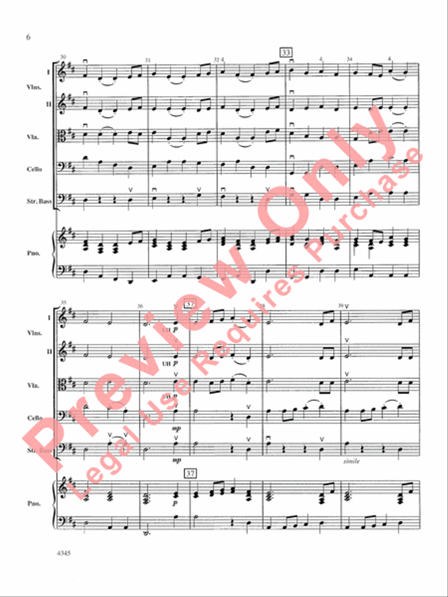 La Rejouissance La Rejouissance String Orchestra scores gallery preview page 7