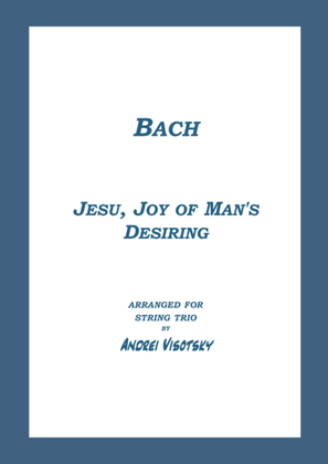 Book cover for Jesu, Joy of Man's desiring