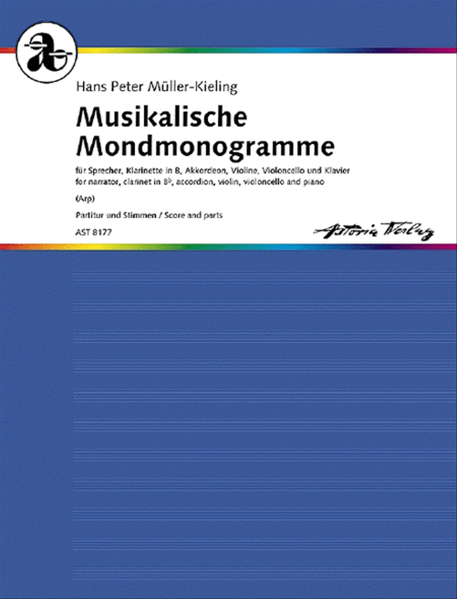 Musikalische Mondmonogramme Clarinet scores gallery preview page 1