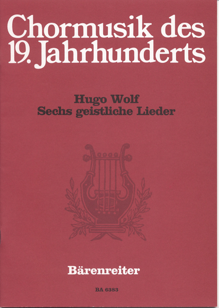 Six Sacred Songs based on poems by Joseph von Eichendorff