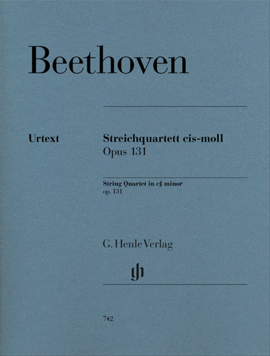 String Quartet C Sharp minor Op. 131 String Quartet scores gallery preview page 1
