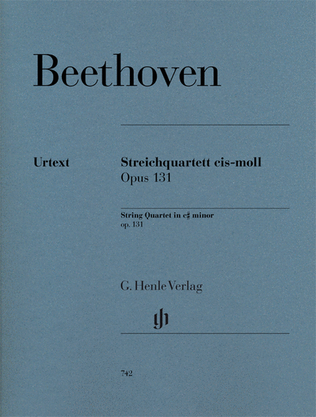 Book cover for String Quartet C Sharp minor Op. 131