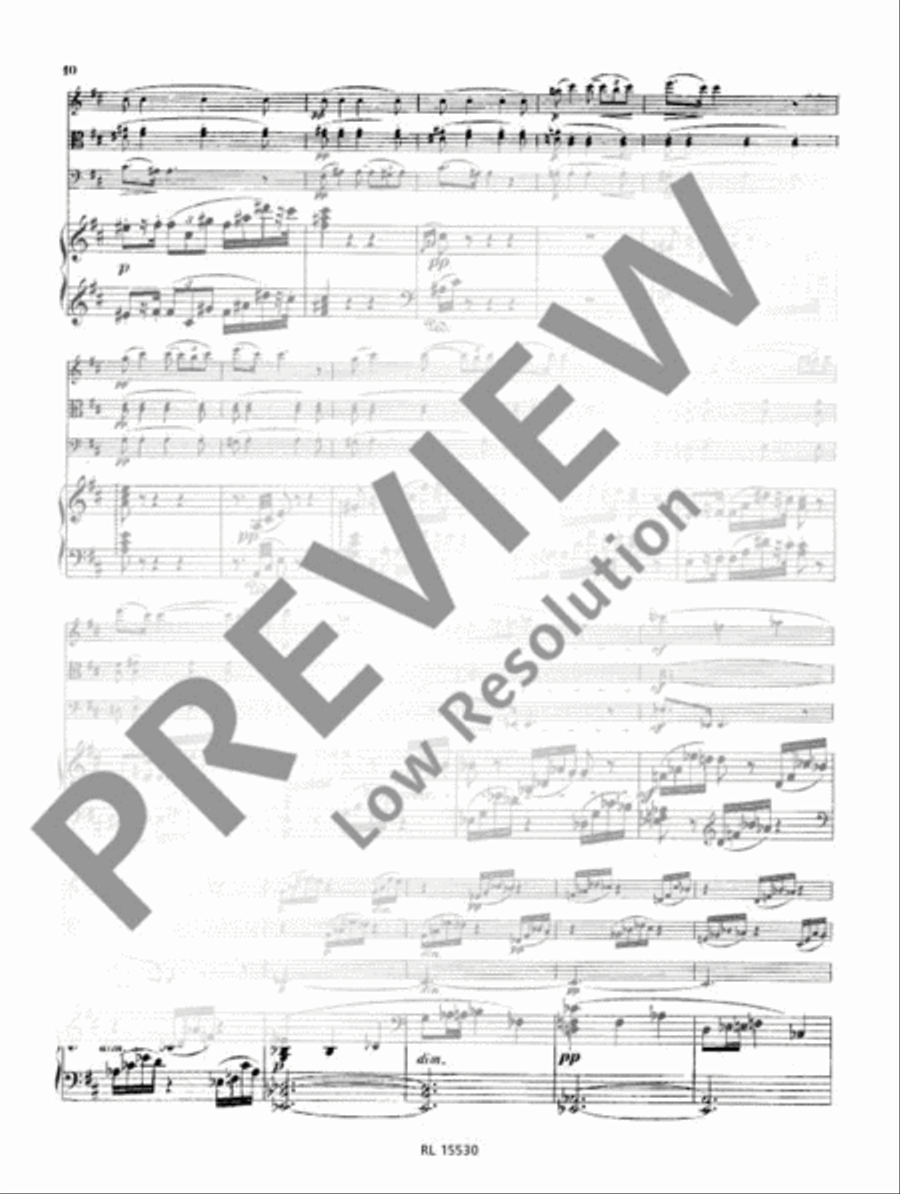 Quartet D major Cello scores gallery preview page 11