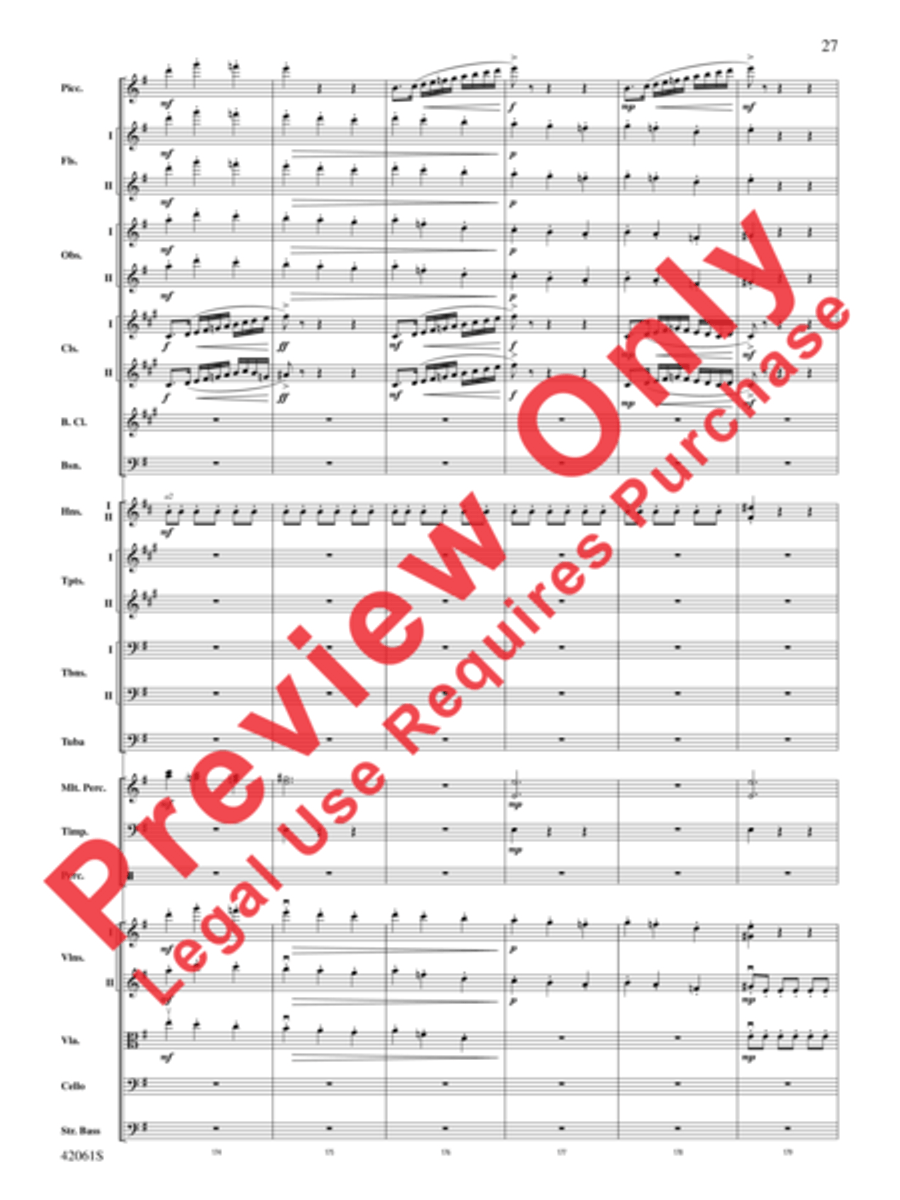 South County Sketches Full Orchestra scores gallery preview page 28