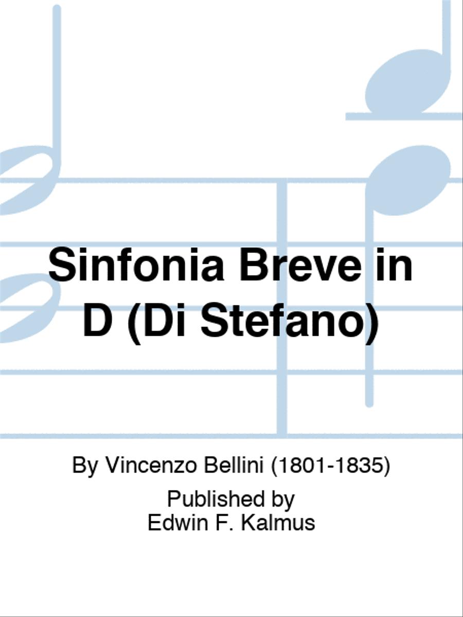 Sinfonia Breve in D (Di Stefano) Set of Parts scores gallery preview page 1