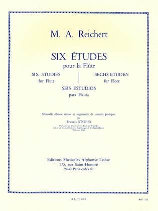 Book cover for 6 Etudes (flute Solo)