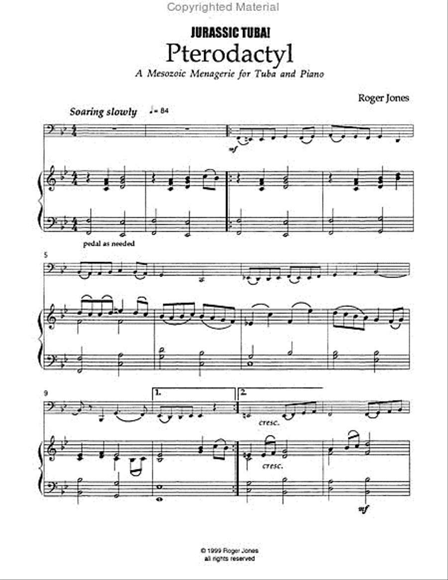 Jurassic Tuba Tuba scores gallery preview page 3