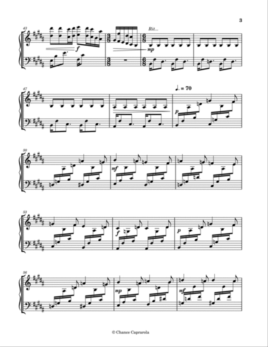 Anemone - 4.3 Octave Marimba Solo Marimba scores gallery preview page 4