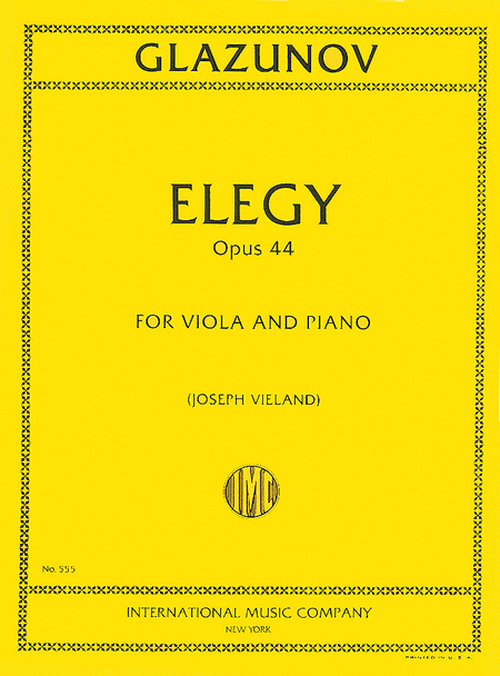 Elegy, Op. 44 (VIELAND)