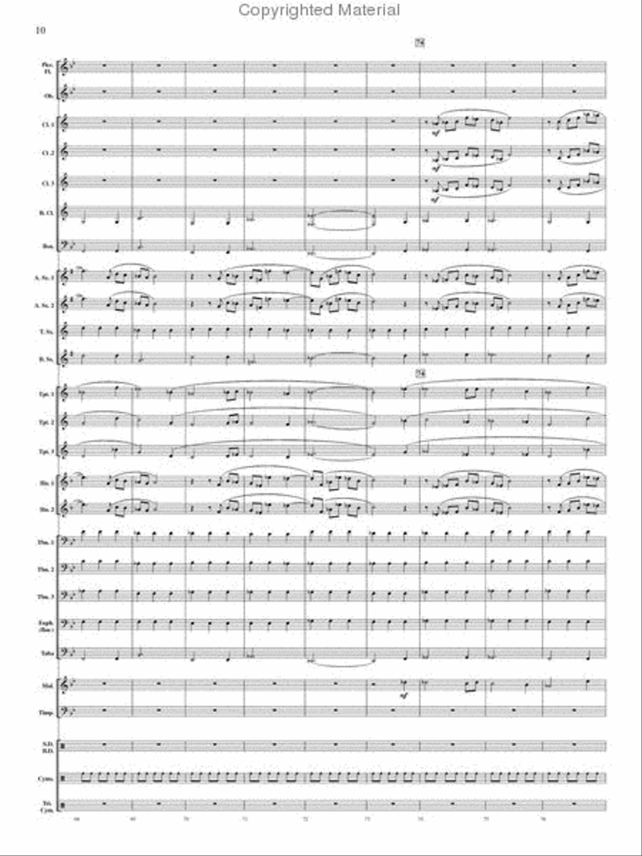 Ouverture Internationale Concert Band scores gallery preview page 11