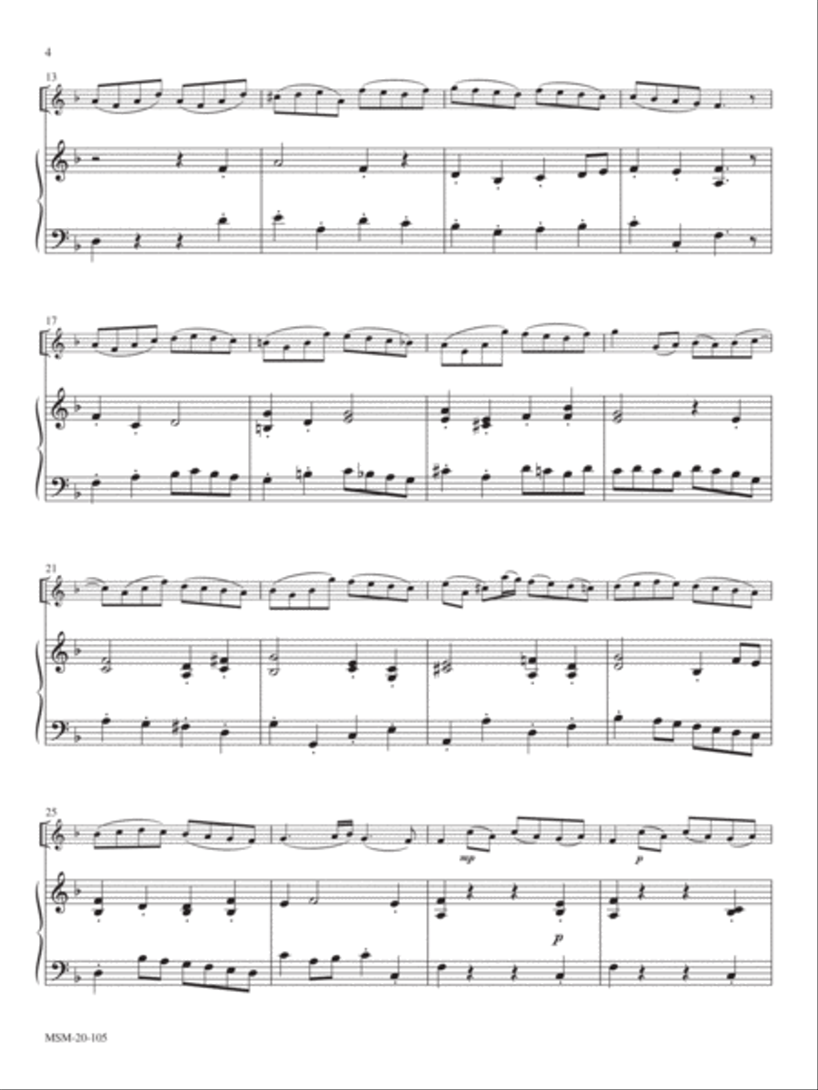 Les Anges dans Nos Campagnes (Angels We Have Heard on High) Violin scores gallery preview page 2