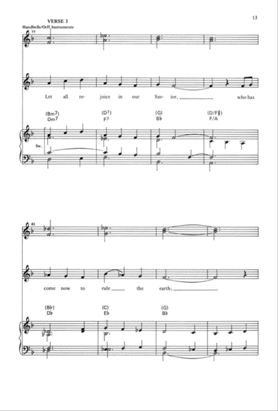Today Is Born Our Savior Today Is Born Our Savior 4-Part scores gallery preview page 14