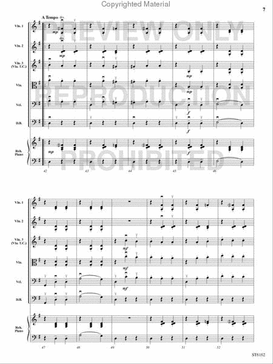 The Blue Danube String Orchestra scores gallery preview page 6