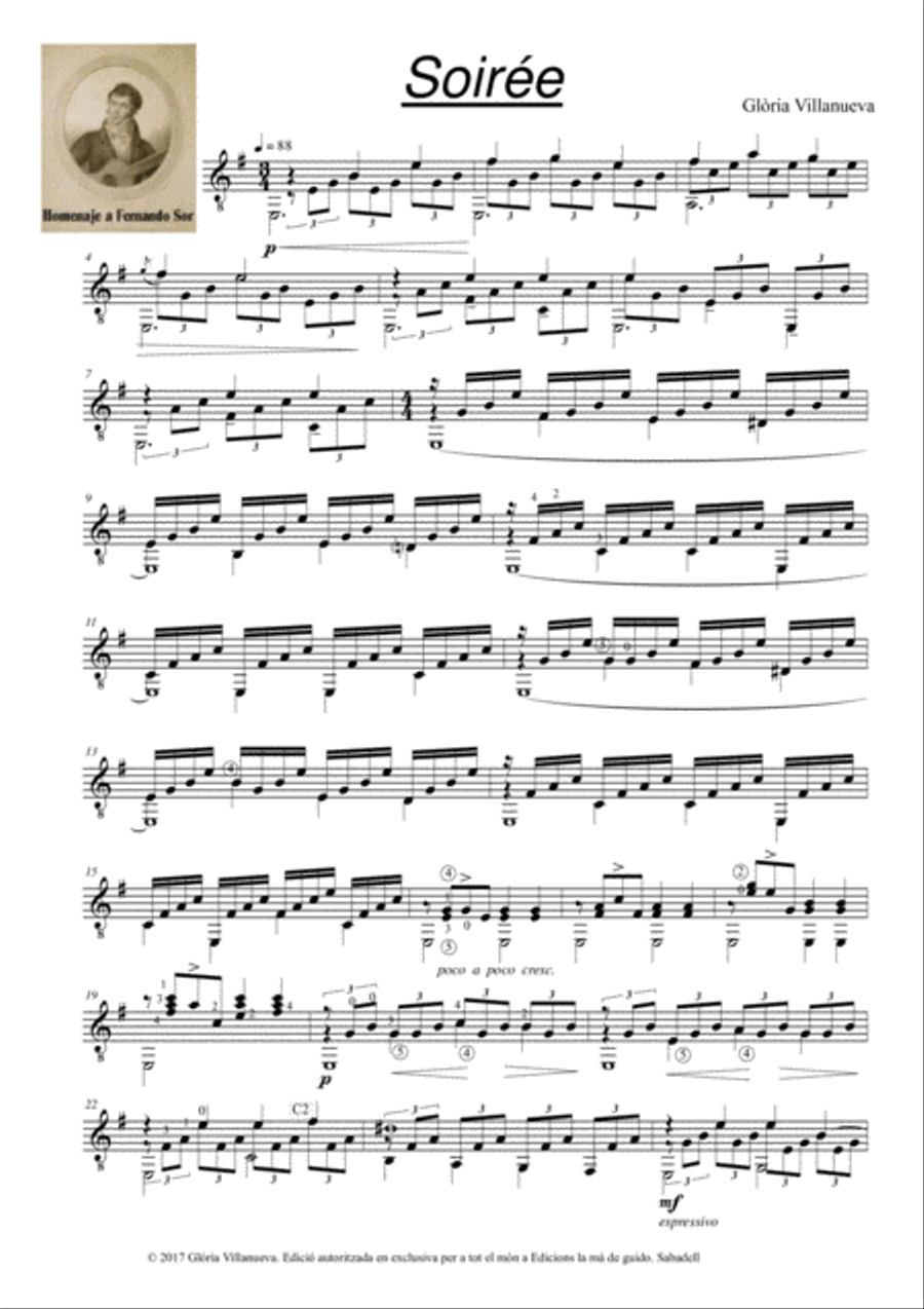 Soirée Soirée Classical Guitar scores gallery preview page 5