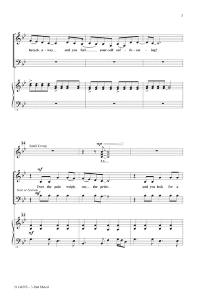 21 Guns (from Green Day's American Idiot) (arr. Roger Emerson)