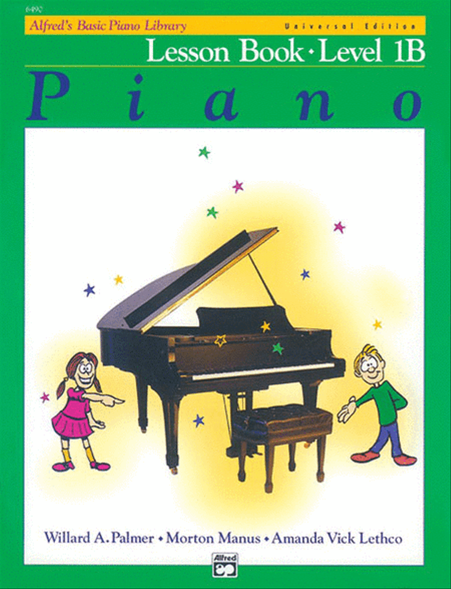 Alfred's Basic Piano Course Lesson Book, Level 1B Piano Method scores gallery preview page 1