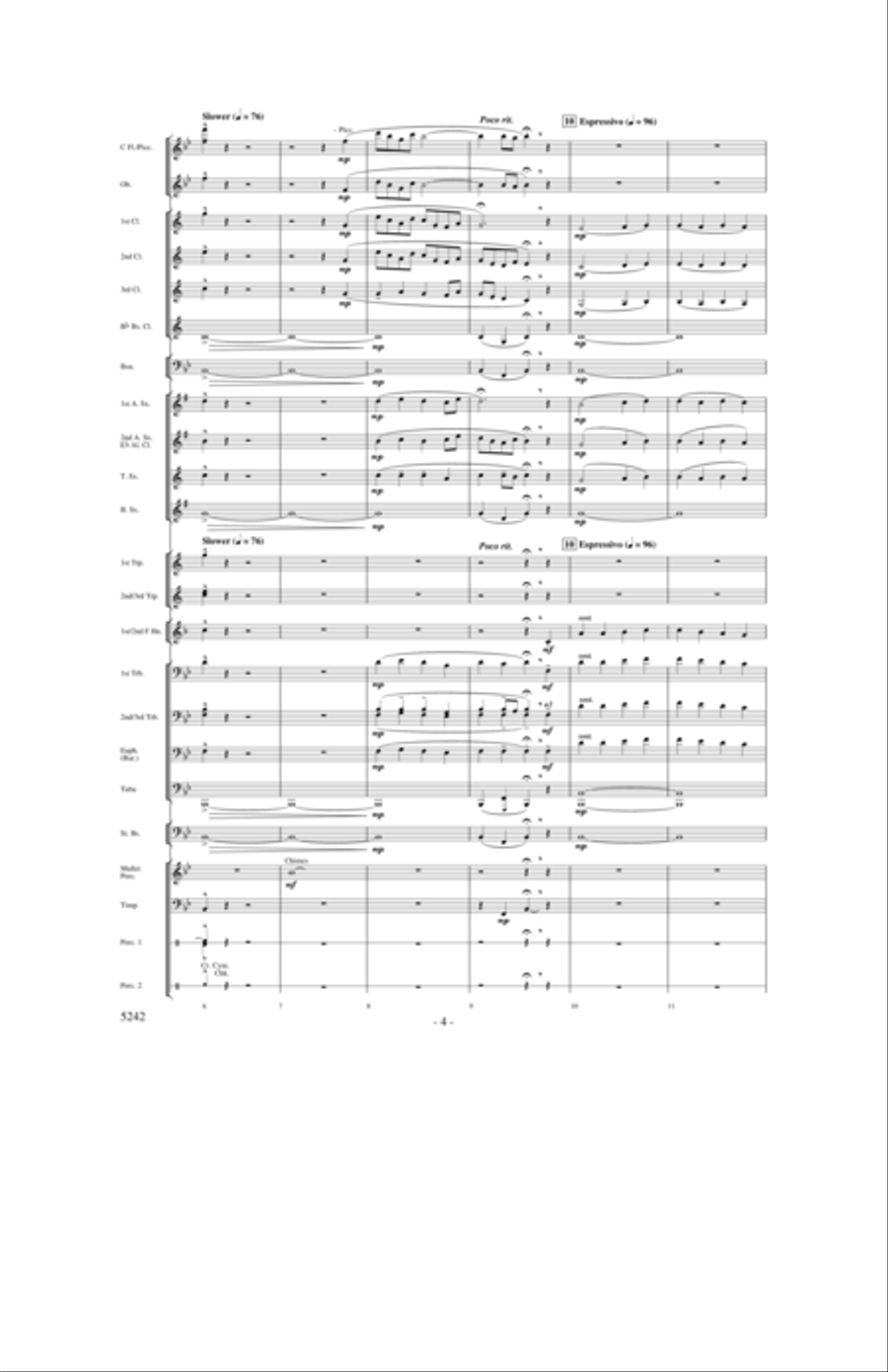 The Sounds of Christmas Joy Concert Band scores gallery preview page 3
