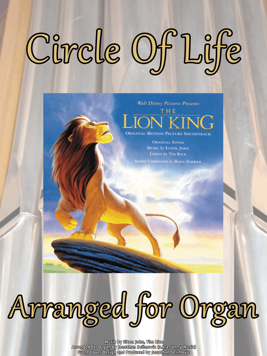 Circle Of Life Organ Solo scores gallery preview page 1