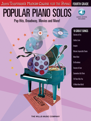 Book cover for Popular Piano Solos - Grade 4 - Book/Audio