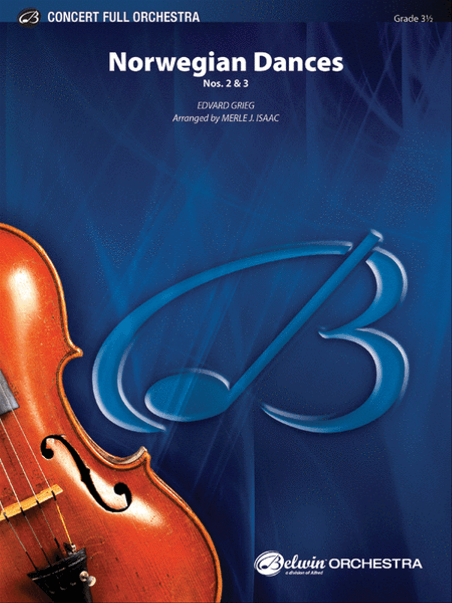 Norwegian Dances Nos. 2 & 3 Full Orchestra scores gallery preview page 1