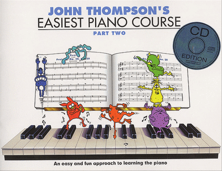 John Thompson's Easiest Piano Course 2 & Audio Piano Method scores gallery preview page 1