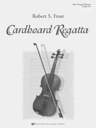 Book cover for Cardboard Regatta - Score