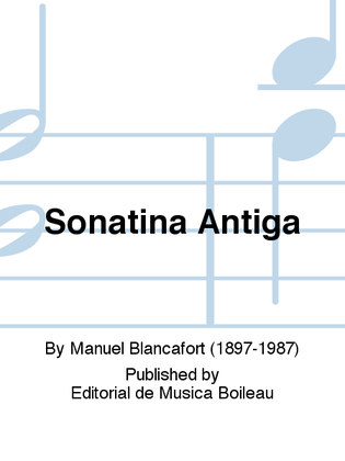 Book cover for Sonatina Antiga