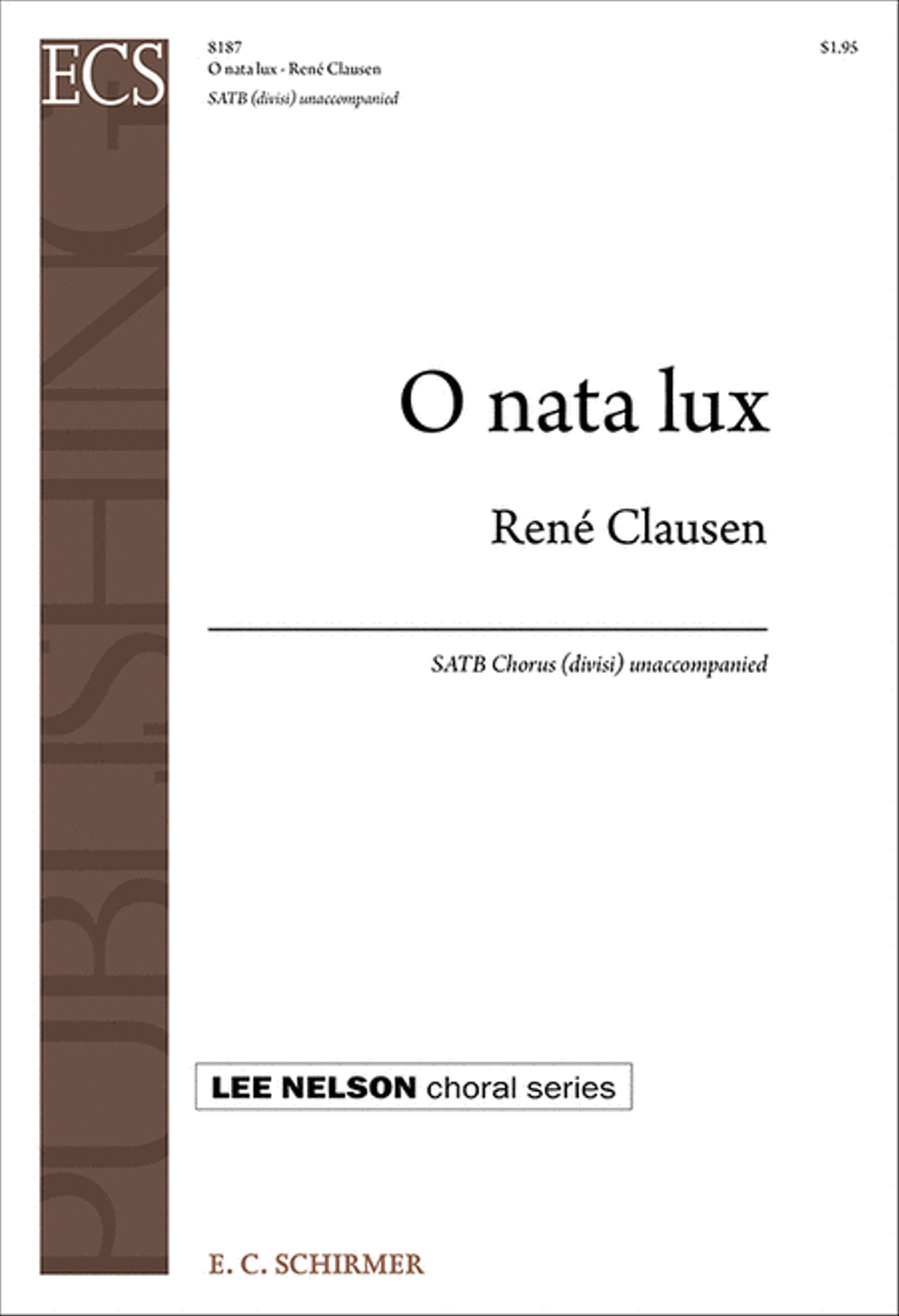O nata lux Divisi scores gallery preview page 1