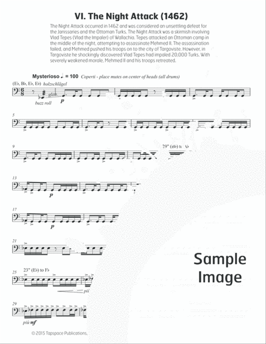 Mehteran Percussion scores gallery preview page 13