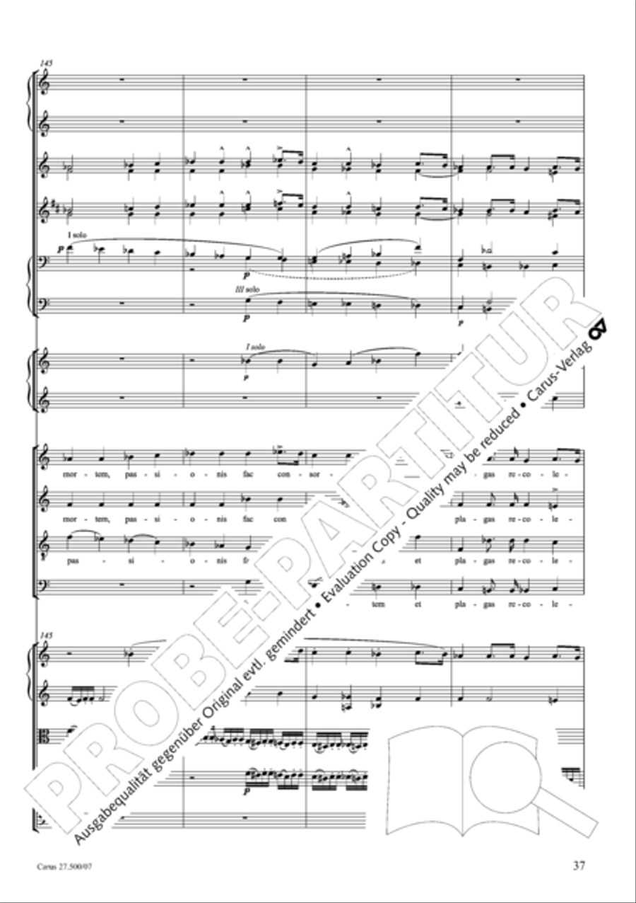 Quattro pezzi sacri Quattro pezzi sacri Orchestra scores gallery preview page 38