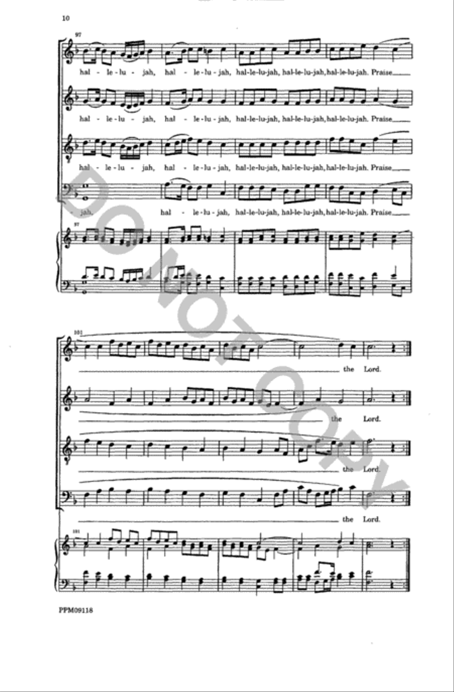 An Anthem for Thanksgiving 4-Part scores gallery preview page 11