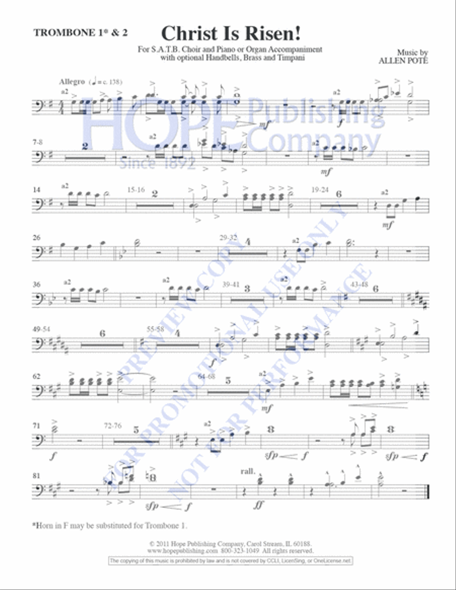 Christ Is Risen! Christ Is Risen! Choir scores gallery preview page 15