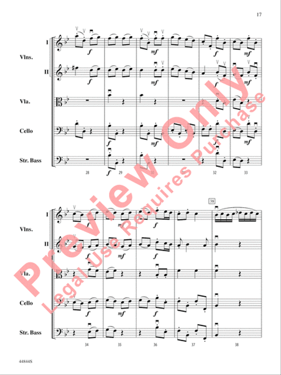 Concerto Grosso, Opus 6, No. 8 String Orchestra scores gallery preview page 18