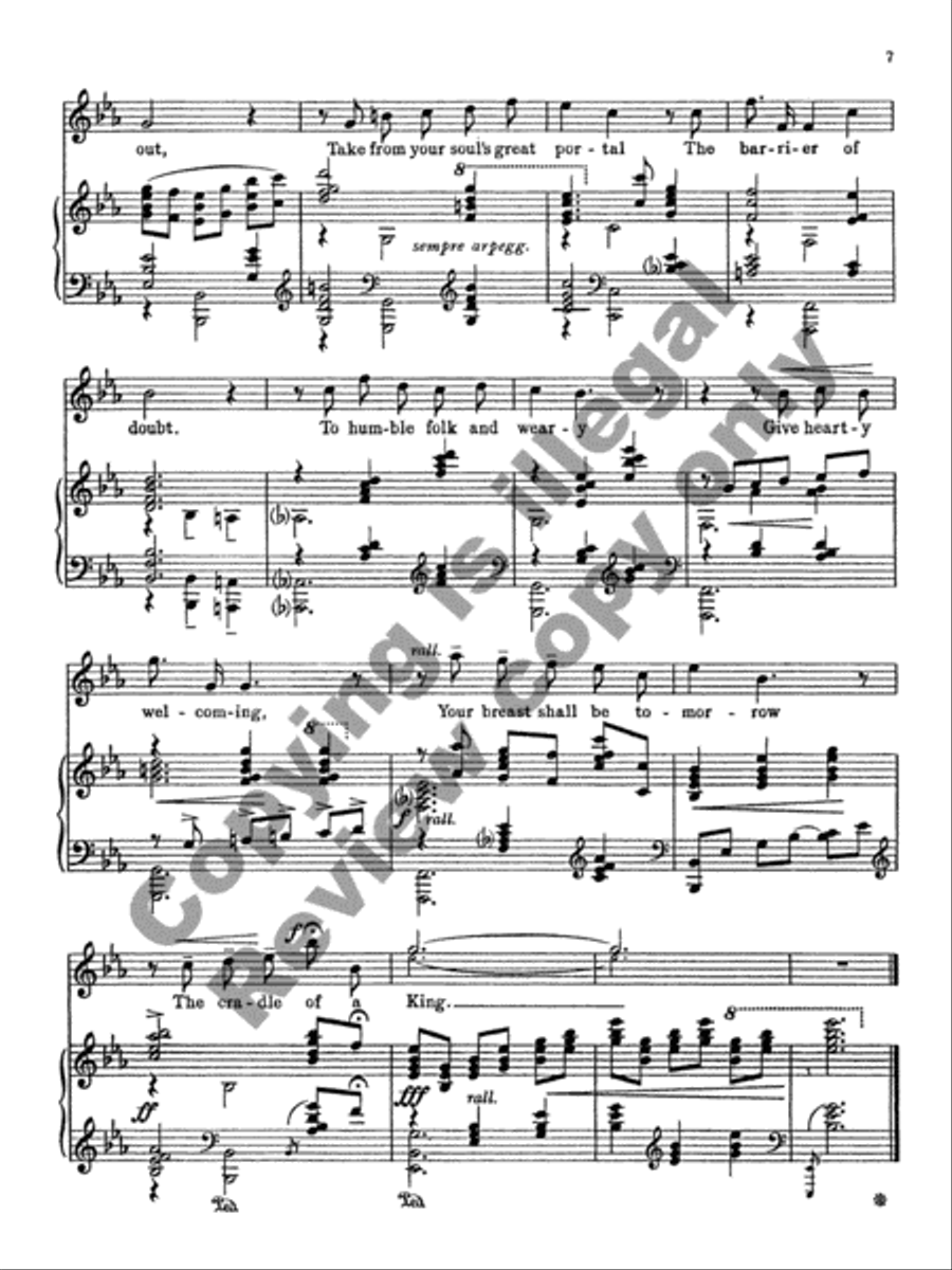 Christmas Eve High Voice scores gallery preview page 11