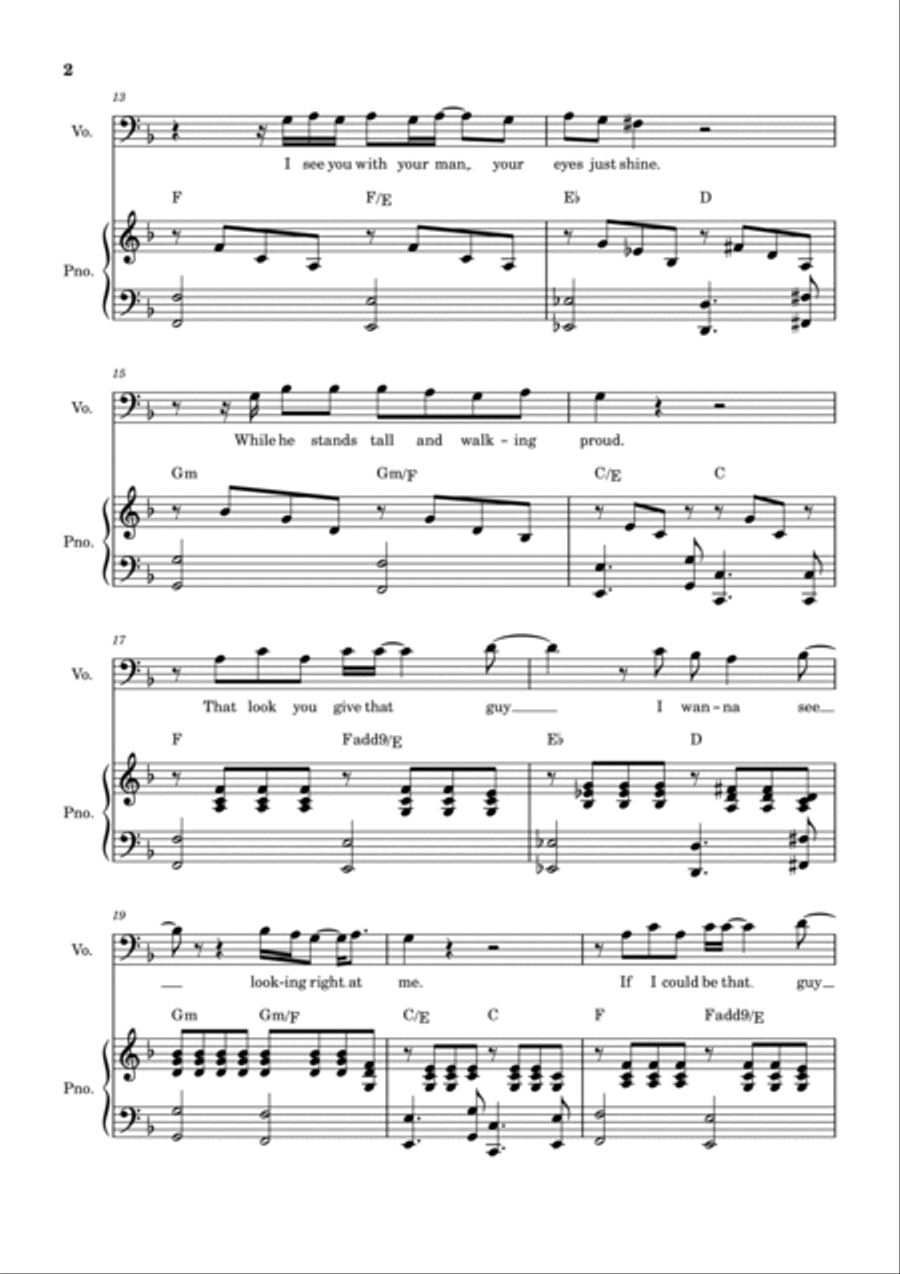 That Look You Give That Guy Voice scores gallery preview page 2