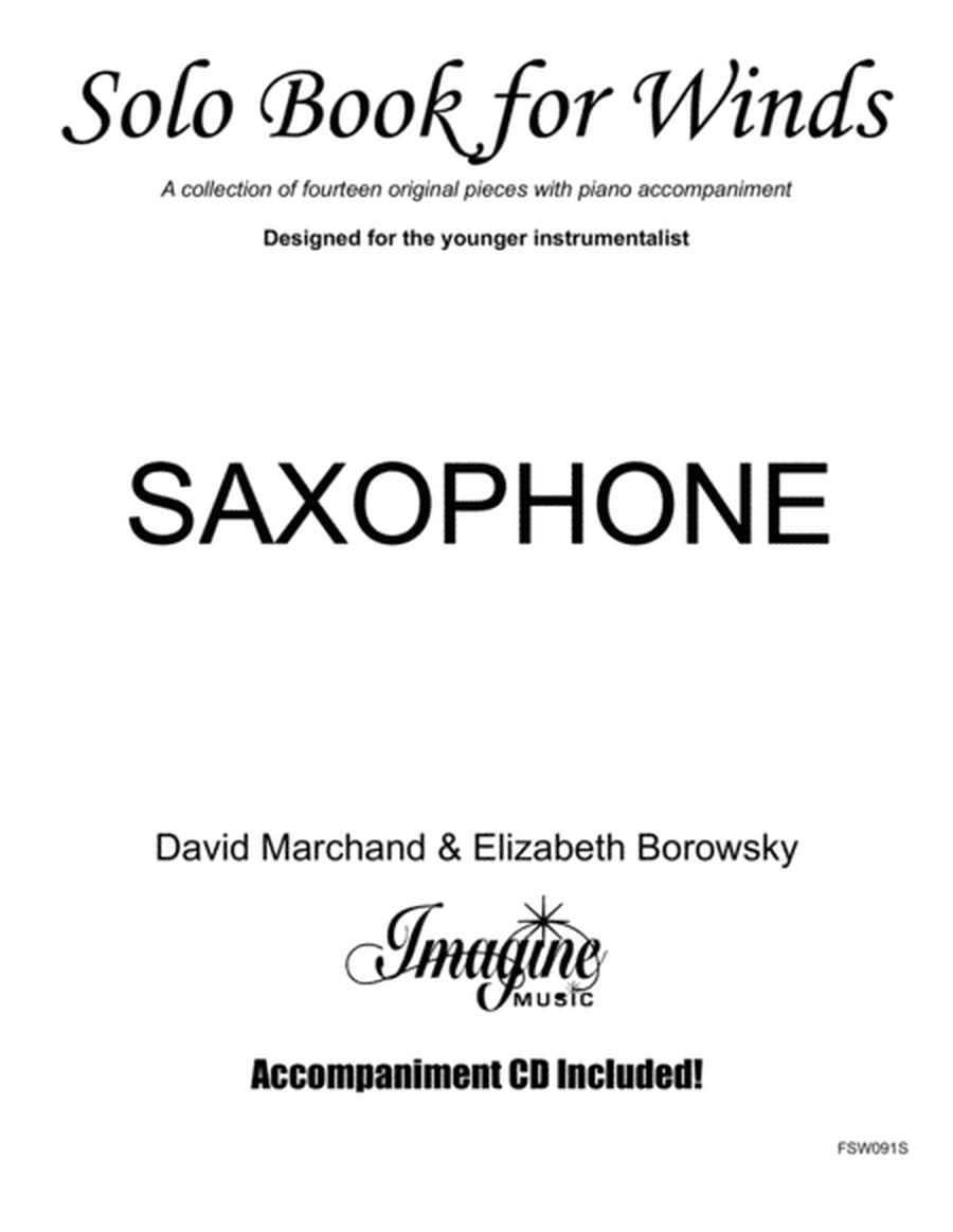 Solo Book for Winds - Saxophone image number null