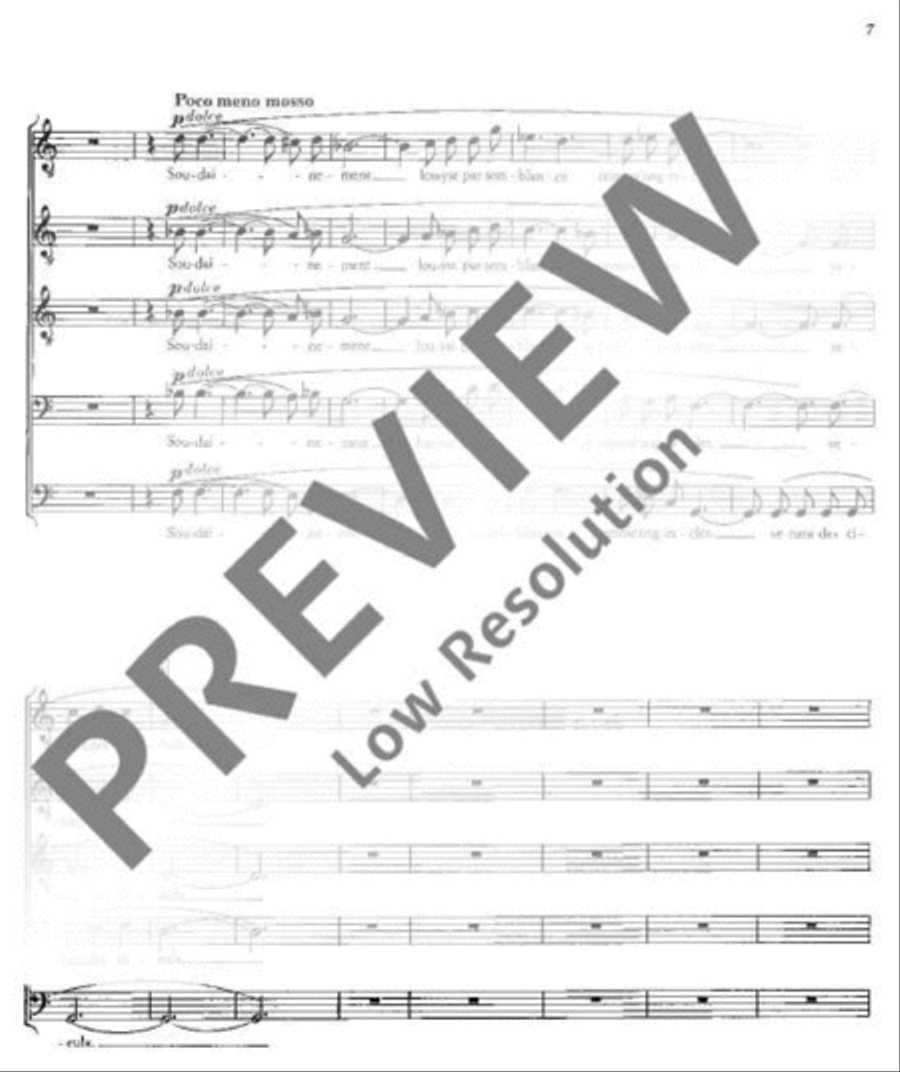 Drei französische Chöre Drei französische Chöre Mixed Choir scores gallery preview page 8