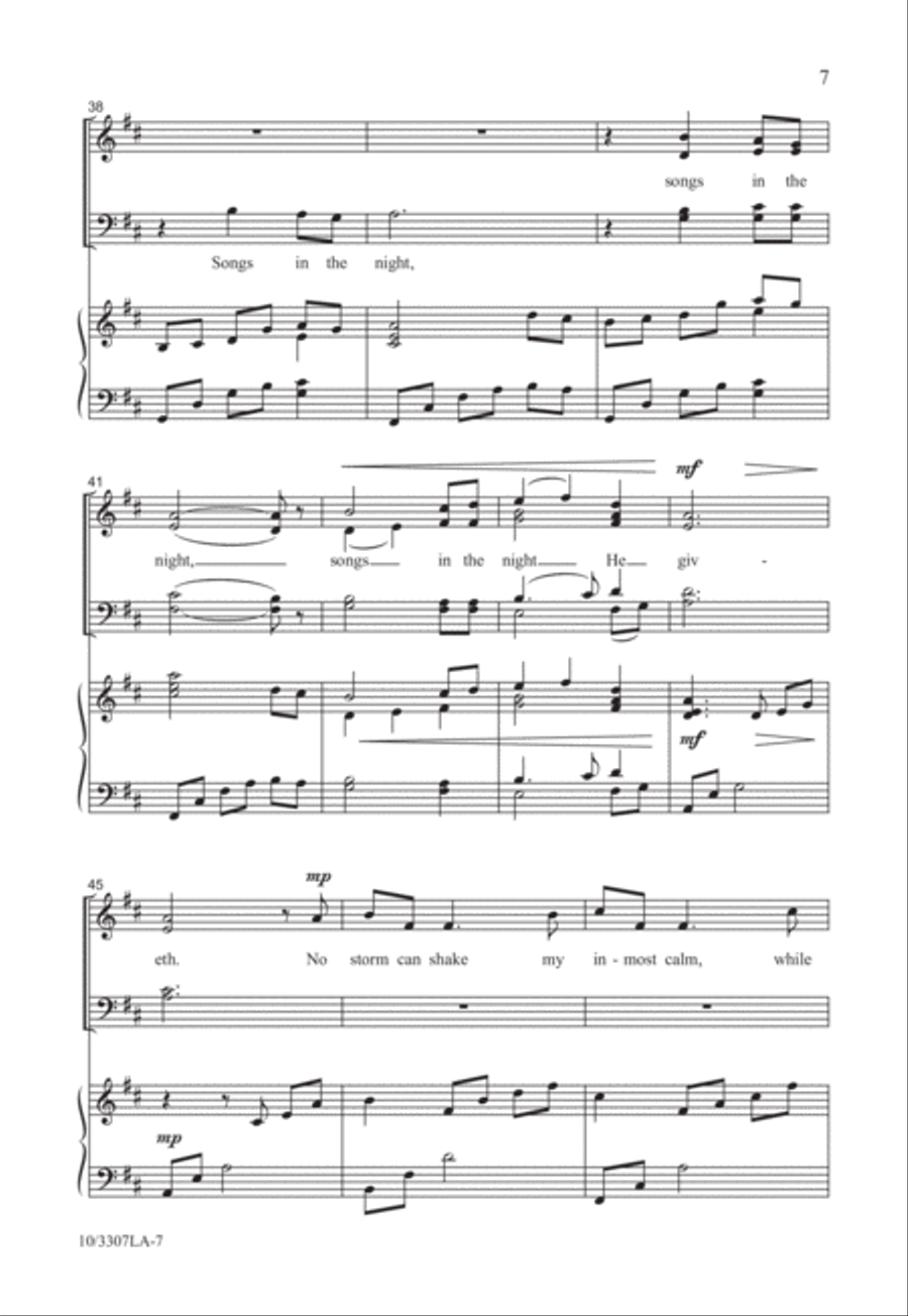 How Can I Keep From Singing? 4-Part scores gallery preview page 8