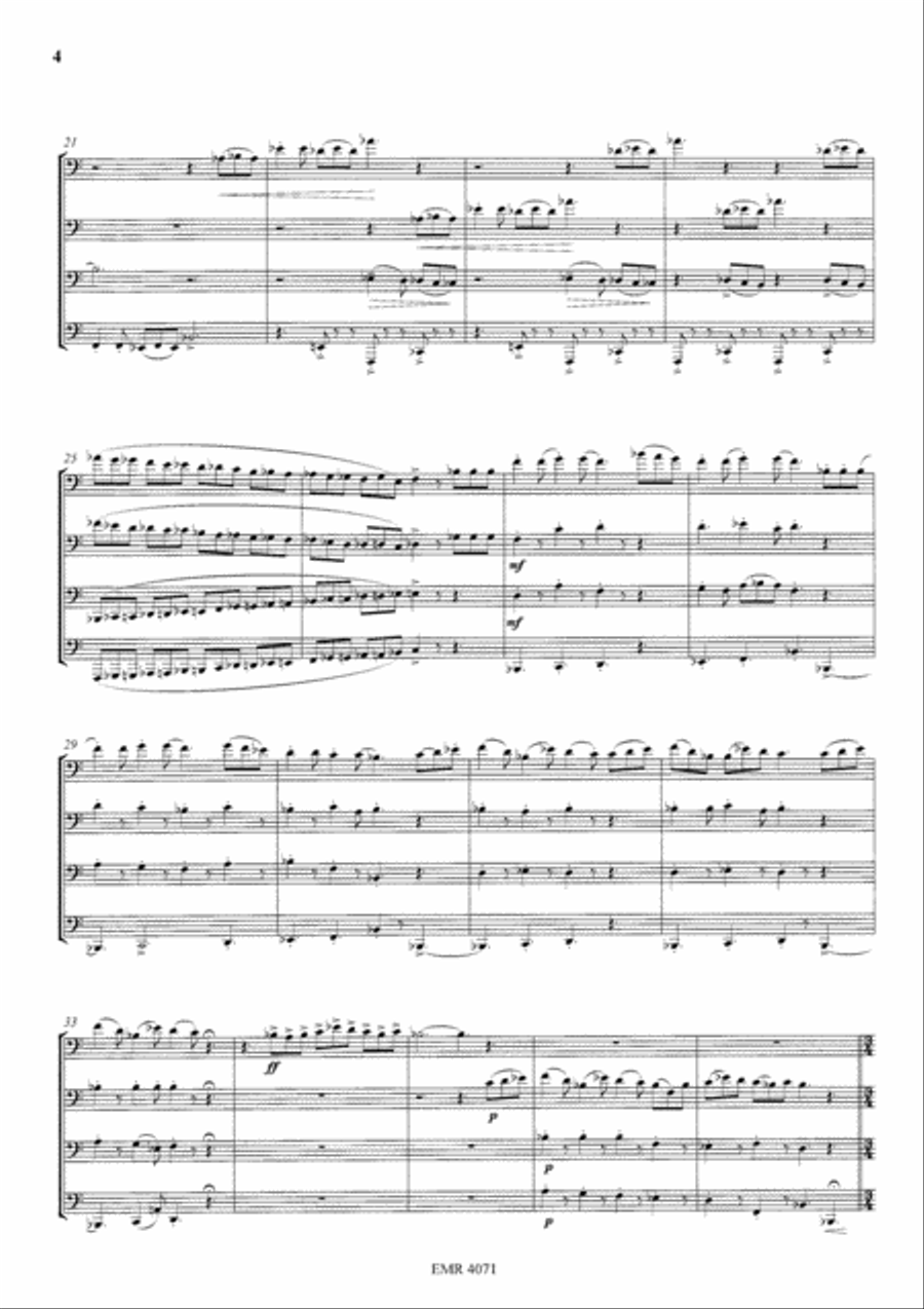 Scenes de Paris Scenes de Paris Tuba Quartet scores gallery preview page 4