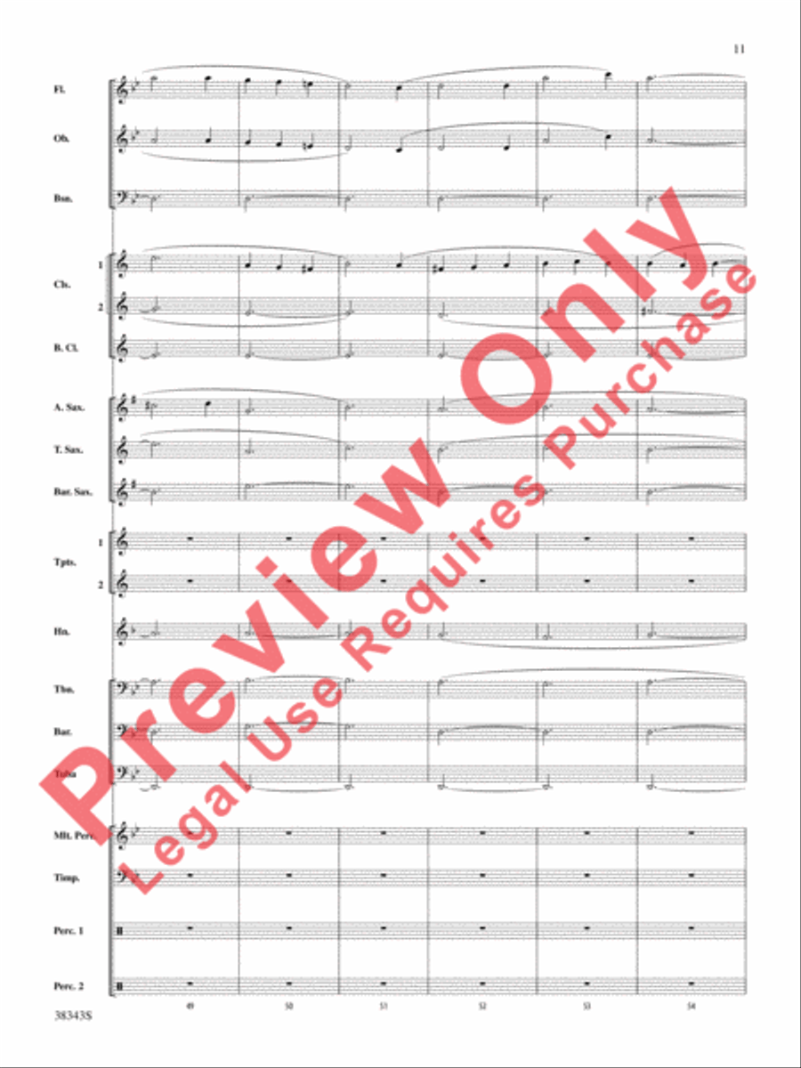 Harry Potter and the Deathly Hallows, Part 2, Selections from Concert Band scores gallery preview page 12