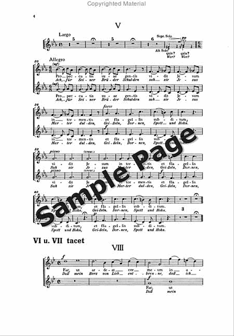 Stabat Mater Choir scores gallery preview page 7