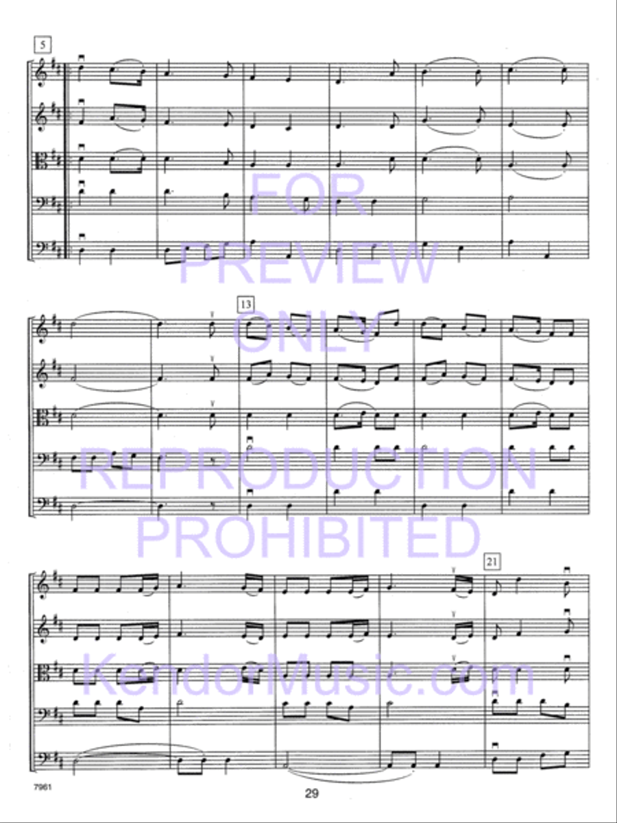 Holiday Strings (Score) String Orchestra scores gallery preview page 30