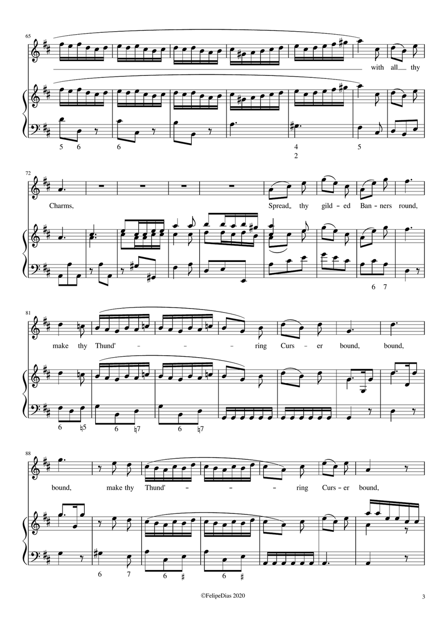 Rise glory rise Piano, Vocal scores gallery preview page 3